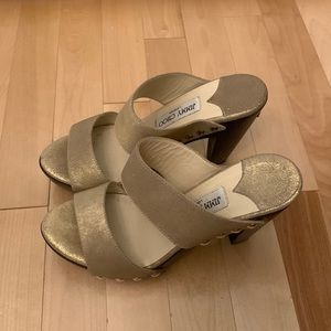 COPY - Jimmy Choo Gold Heels